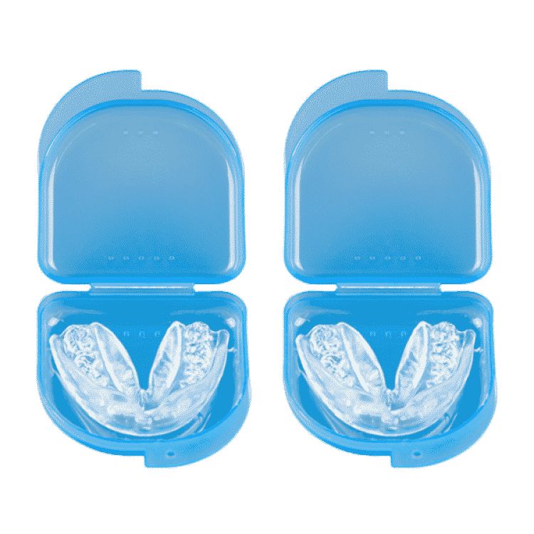 Zahnschiene gegen Zähneknirschen 2er Set